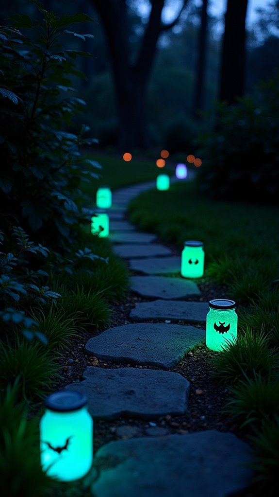 glow in the dark decorations enhance