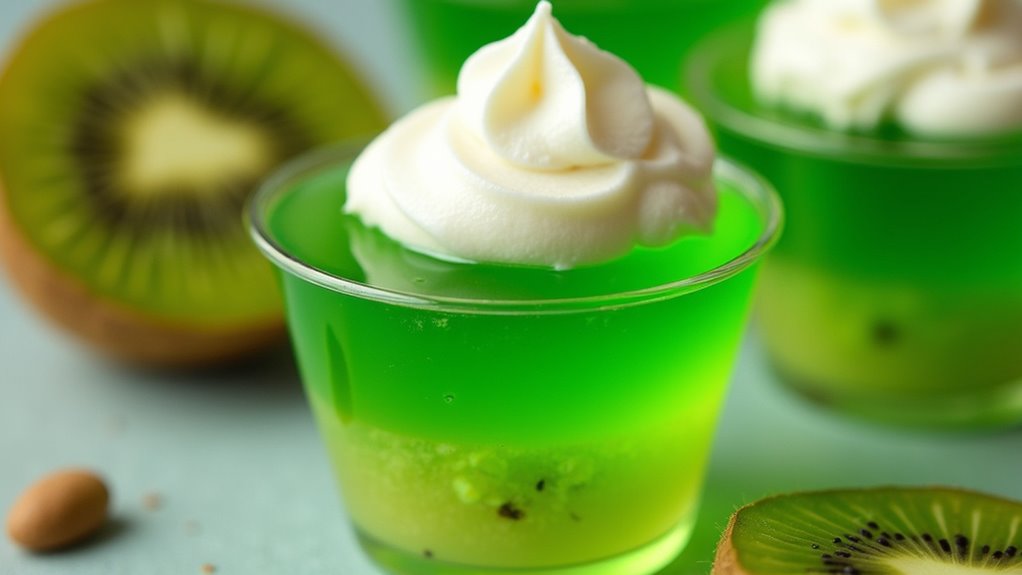 glowing green halloween treats
