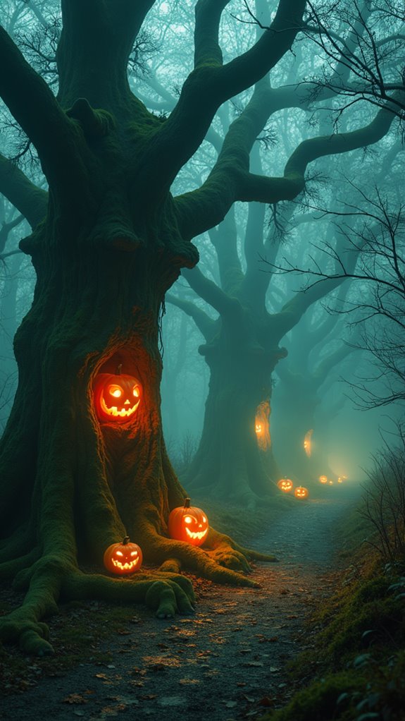 gnarled tree monster decorations