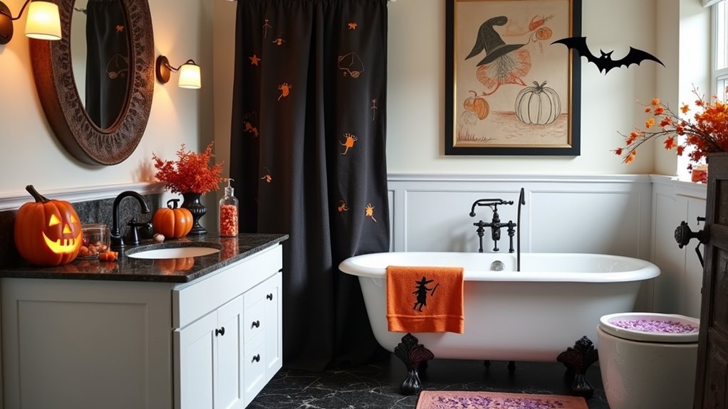 halloween bathroom decor ideas