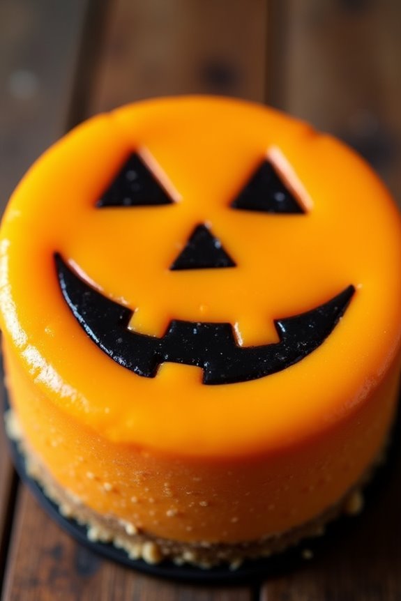 halloween themed cheesecake delight