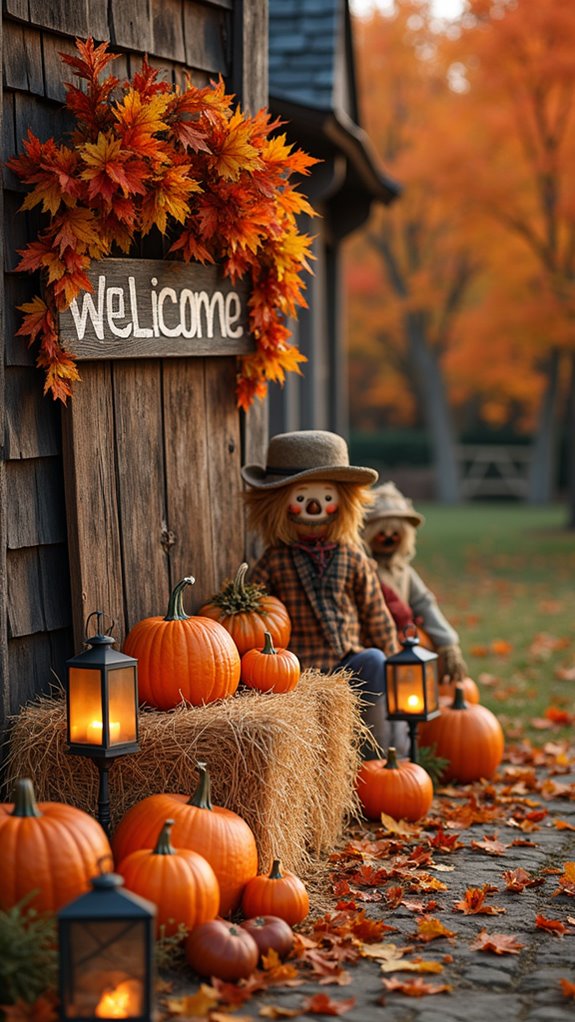 harvest welcome sign decor