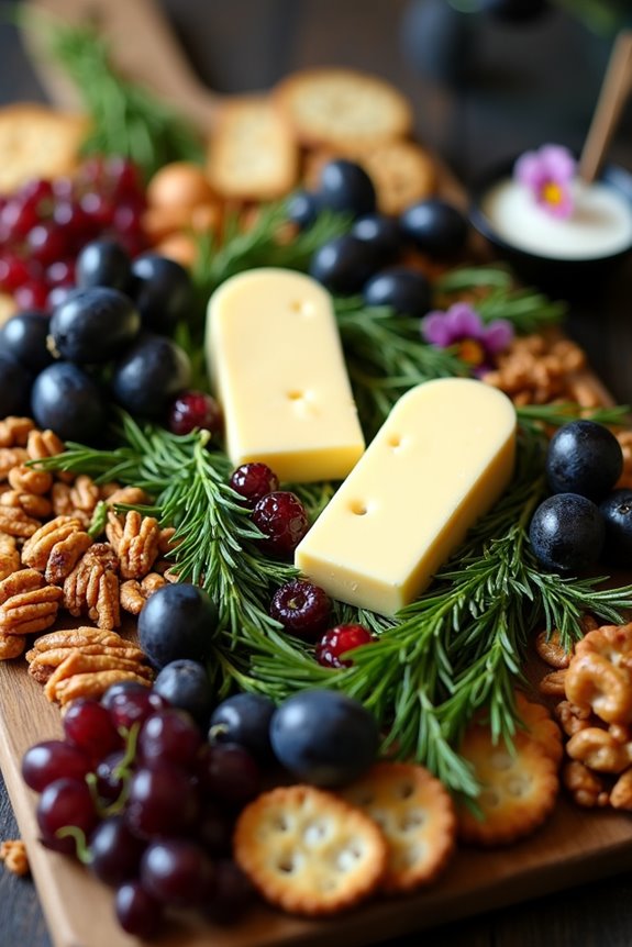 haunted cheese garden platter
