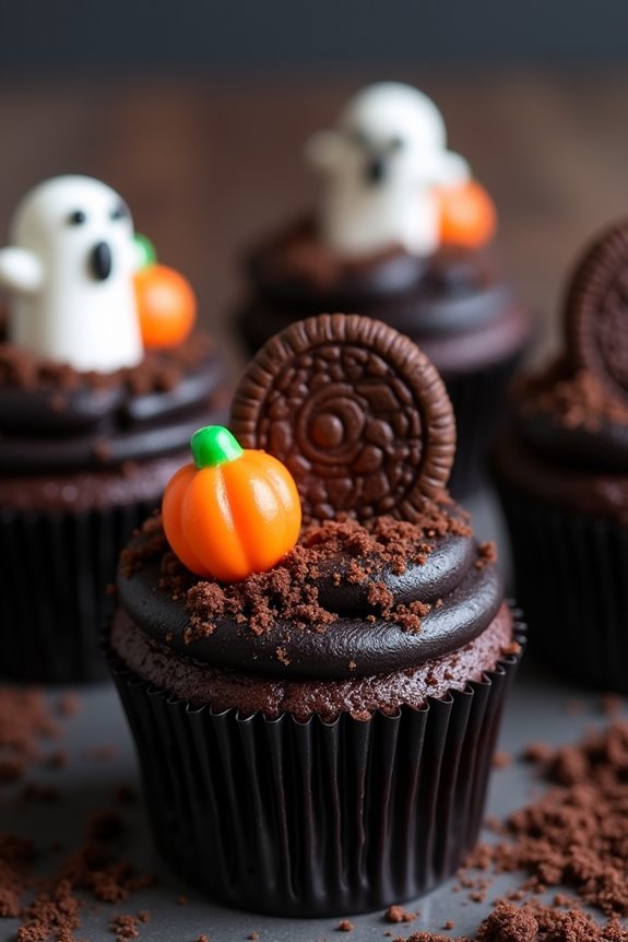 haunted cupcake graveyard delight