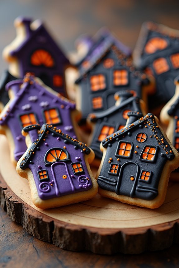 haunted halloween sugar cookies