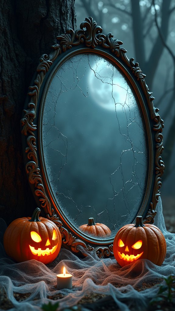 haunted mirror outdoor decor