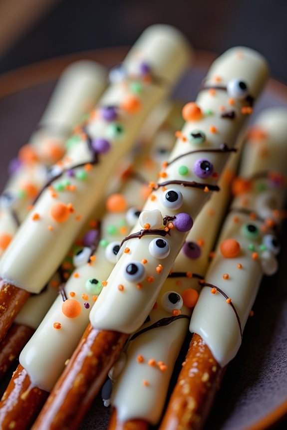 haunted pretzel rods recipe