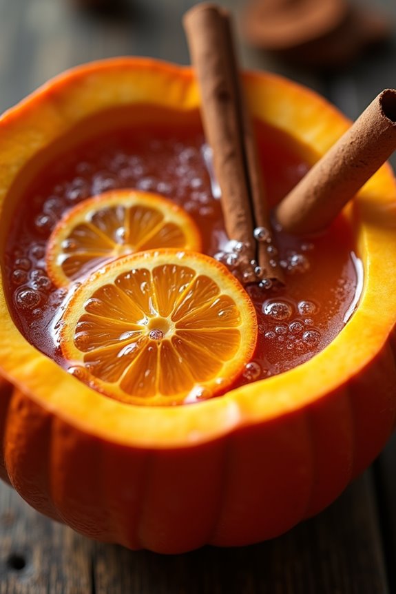 haunted pumpkin gin punch recipe