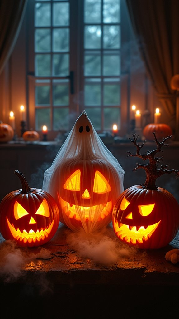 haunting pumpkin decorating ideas