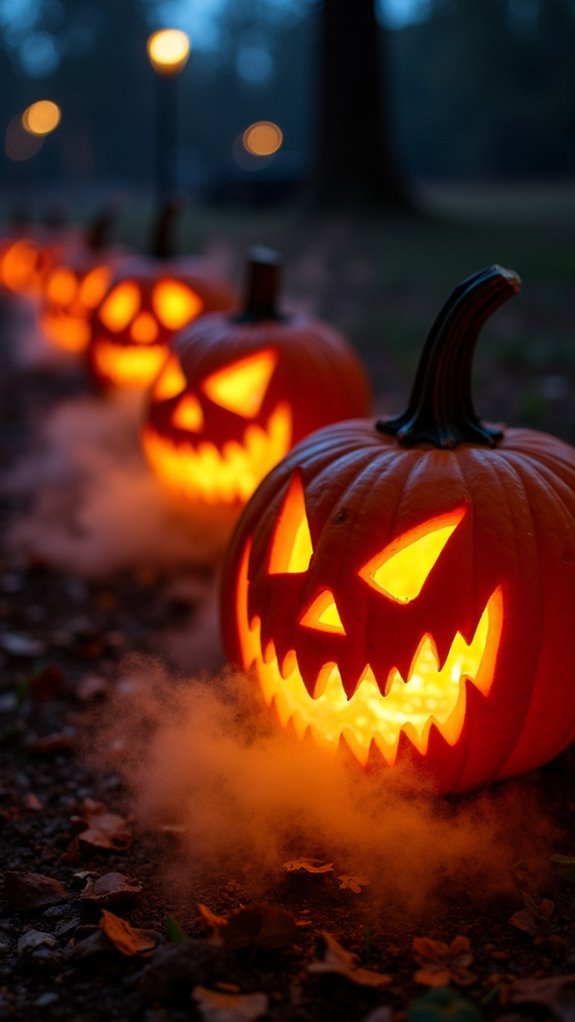 haunting pumpkin lantern artistry