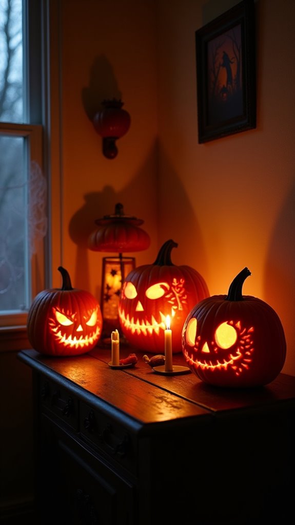 haunting shadows create atmosphere