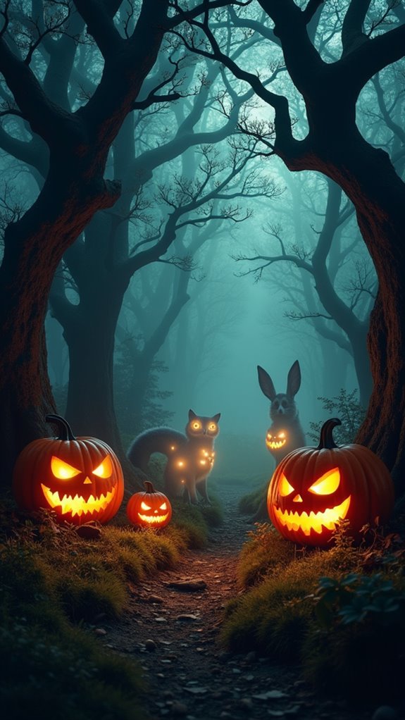 hauntingly charming woodland creatures