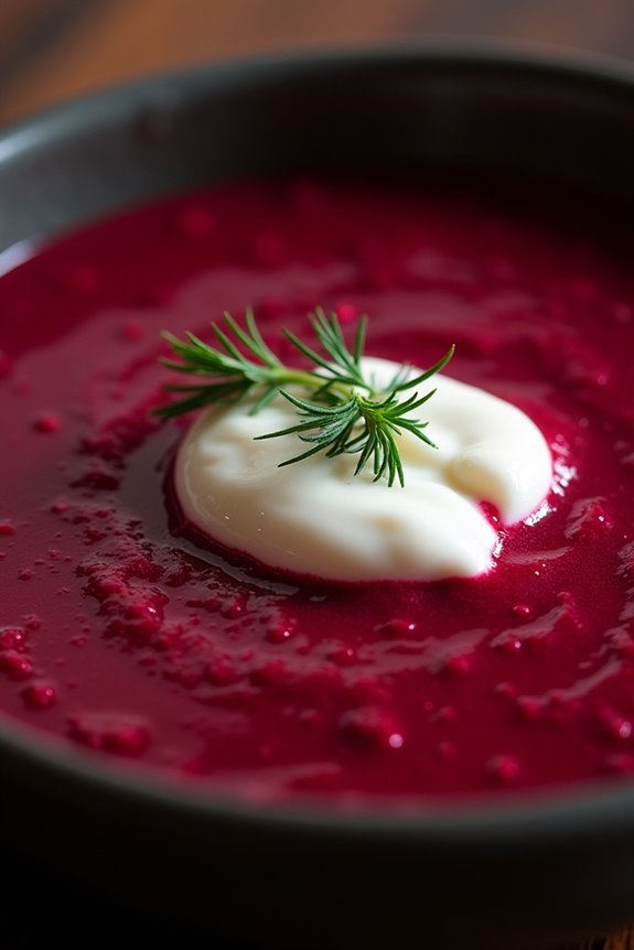 hauntingly delicious beet soup