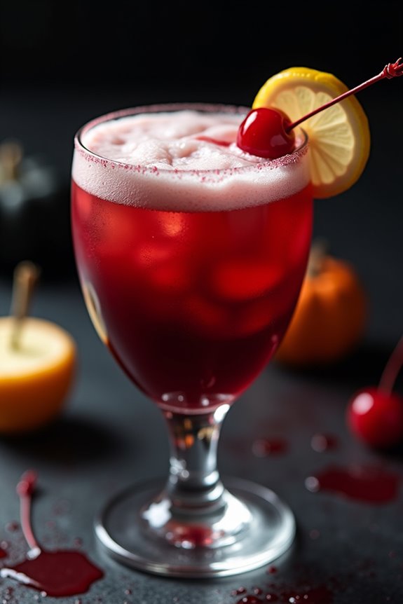 hauntingly delicious halloween cocktail
