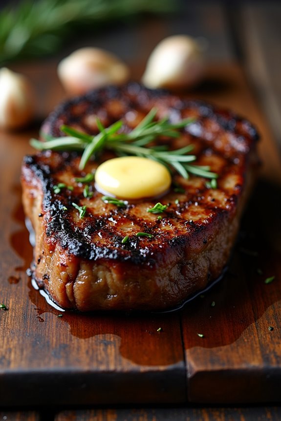 hauntingly delicious rib eye steak