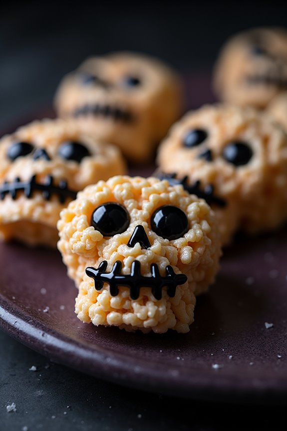 hauntingly sweet skull treats