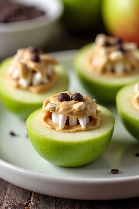 healthy halloween apple treats