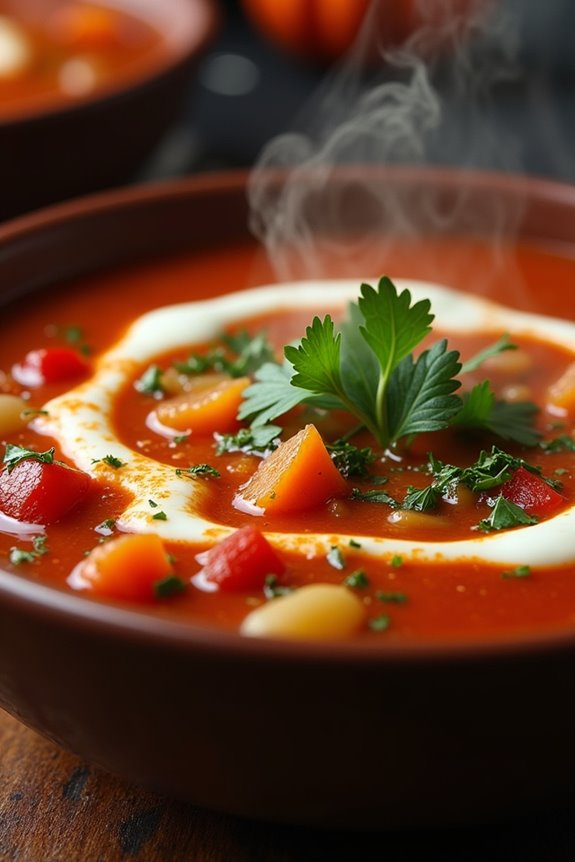 hearty halloween goulash soup