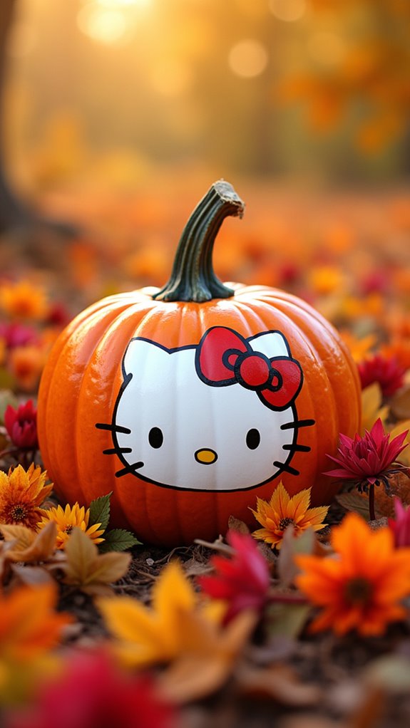 hello kitty autumn flowers