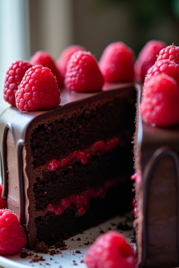 indulgent halloween chocolate cake