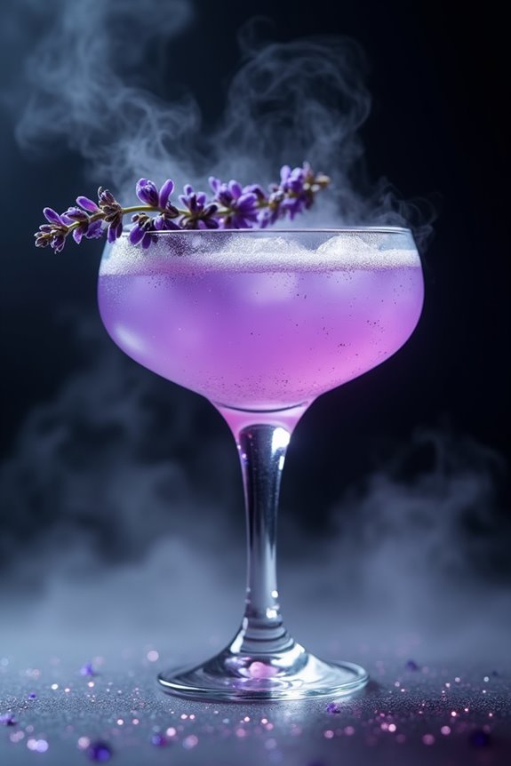lavender gin cocktail mist