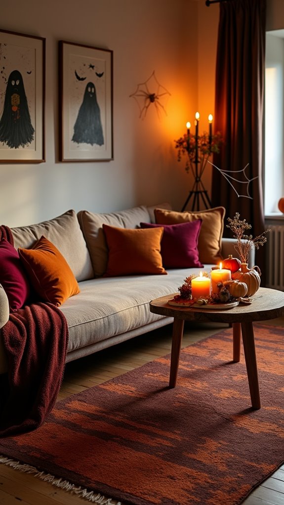 layered rugs for coziness