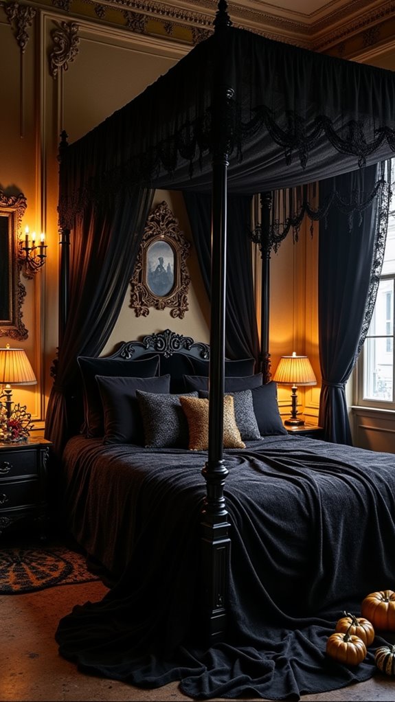 luxurious black and gold