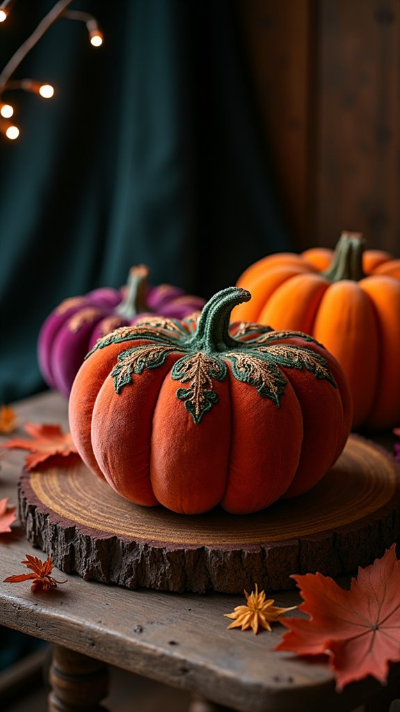 luxurious halloween decor accents