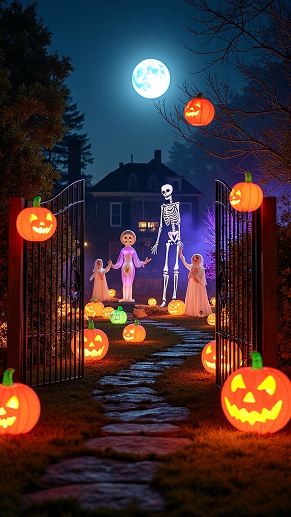 magical animated halloween decorations