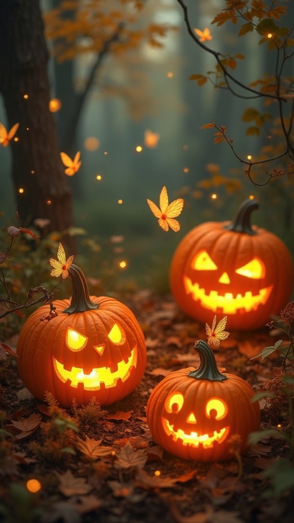 magical fairy jack o lantern design