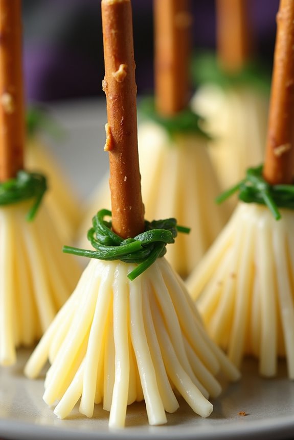 magical halloween broomstick snacks