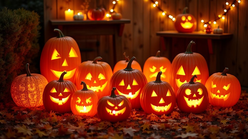 magical halloween pumpkin lanterns