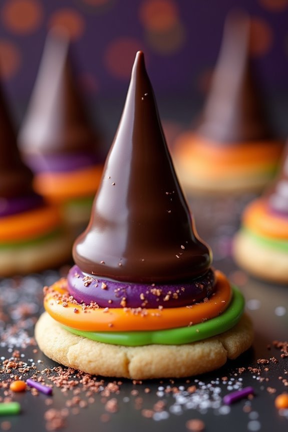 magical halloween witch hat treats
