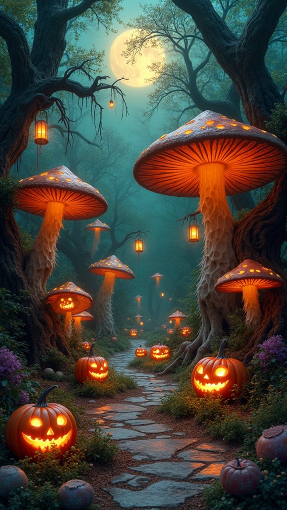 magical halloween woodland transformation