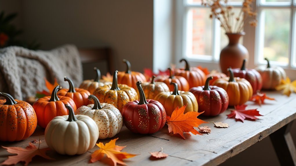 mini pumpkin painting ideas