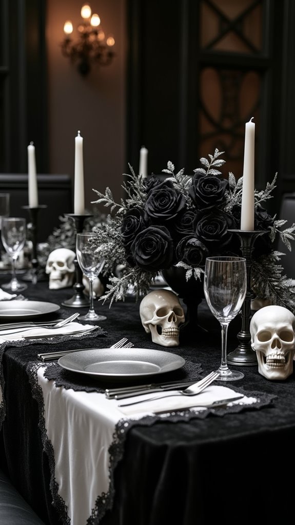 monochromatic halloween sophistication