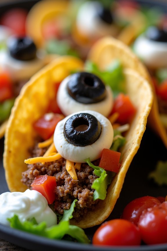 monster eyeball taco recipe