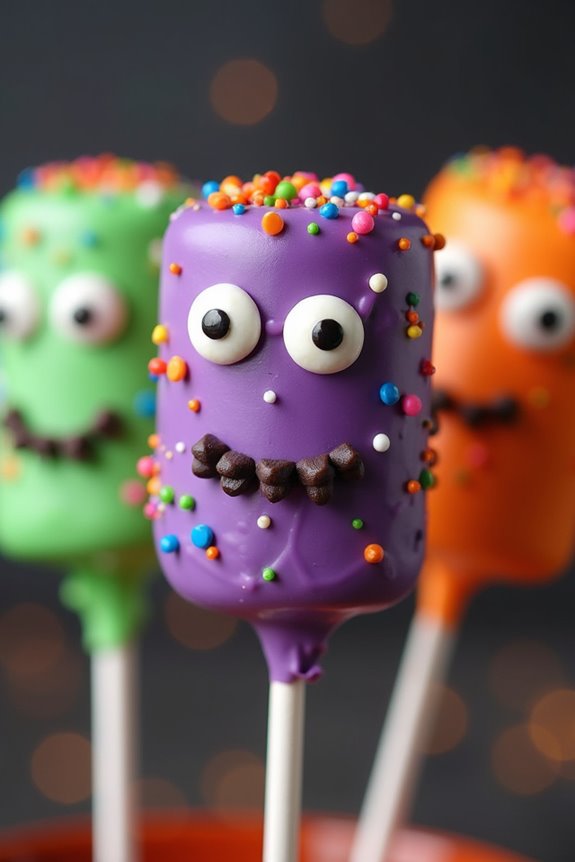 monster marshmallow pops recipe