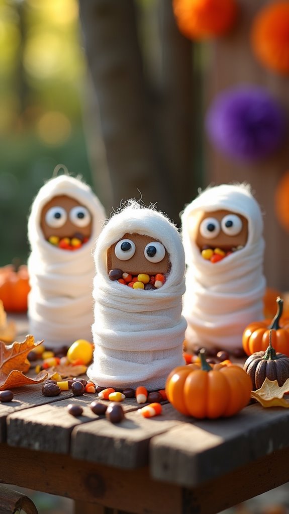 mummy candy holder decorations