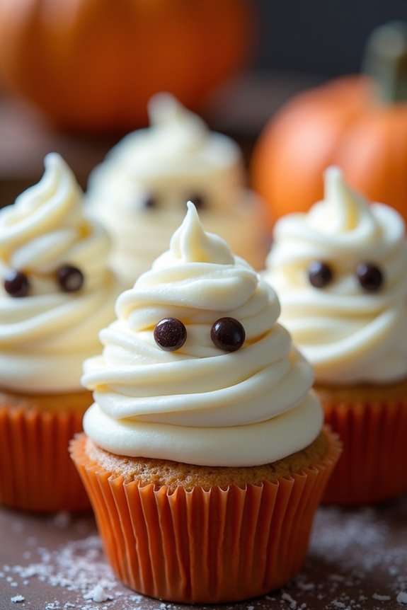mummy cupcakes for halloween fun