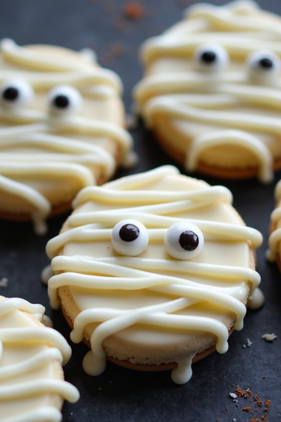 mummy oreo halloween treats