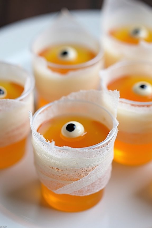 mummy wrap jello shots