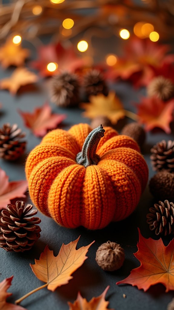 natural autumn decor elements