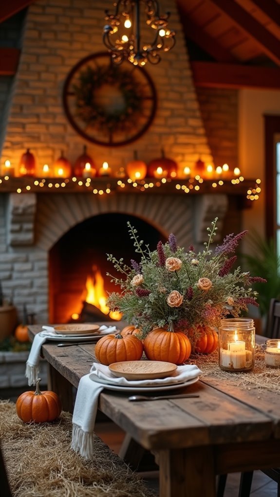 natural autumn decorations cozy