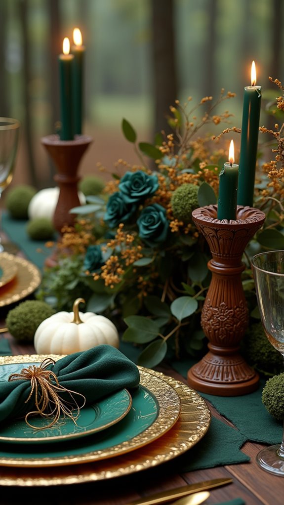 nature inspired halloween decor