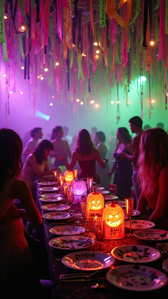 neon colors for halloween