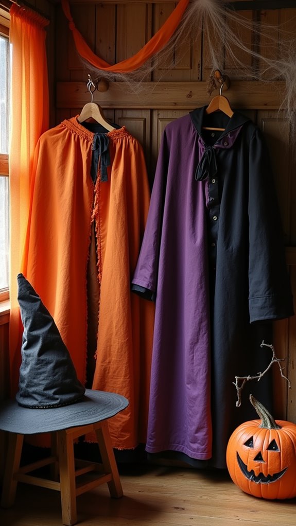 nostalgic halloween costume display
