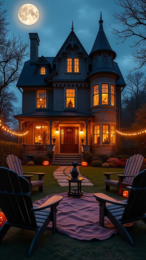 outdoor horror movie night