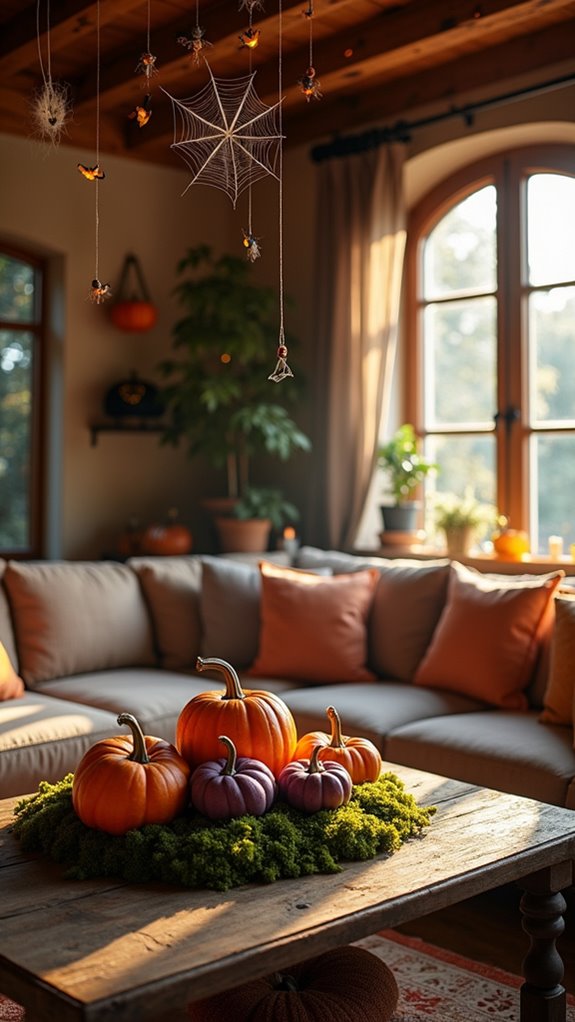 outdoor inspired halloween decor