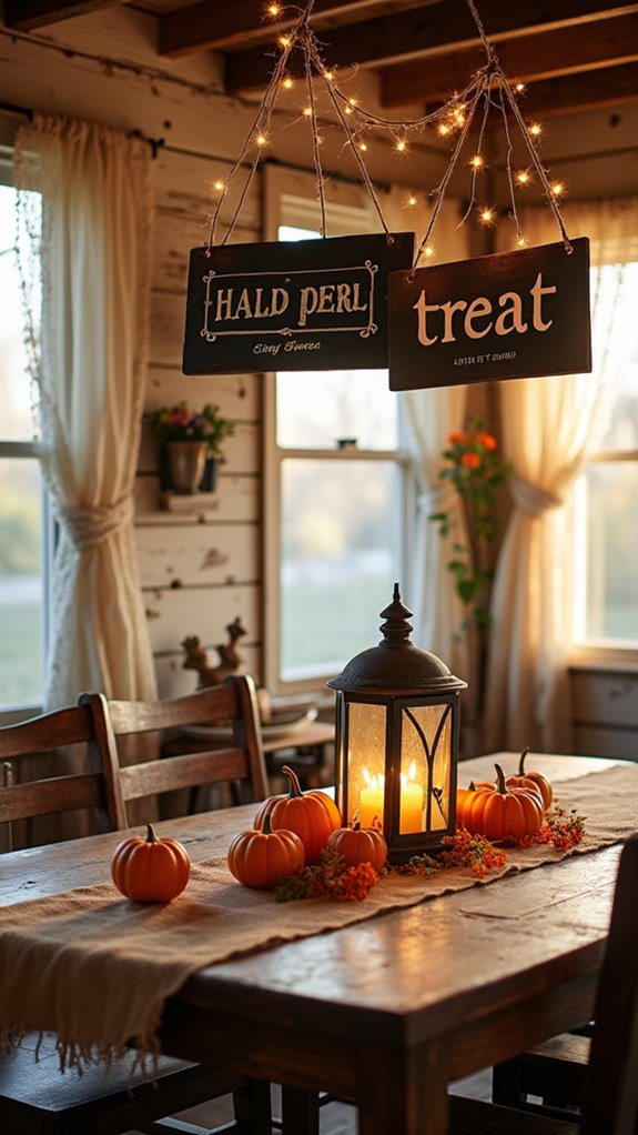 personalized halloween decor signs